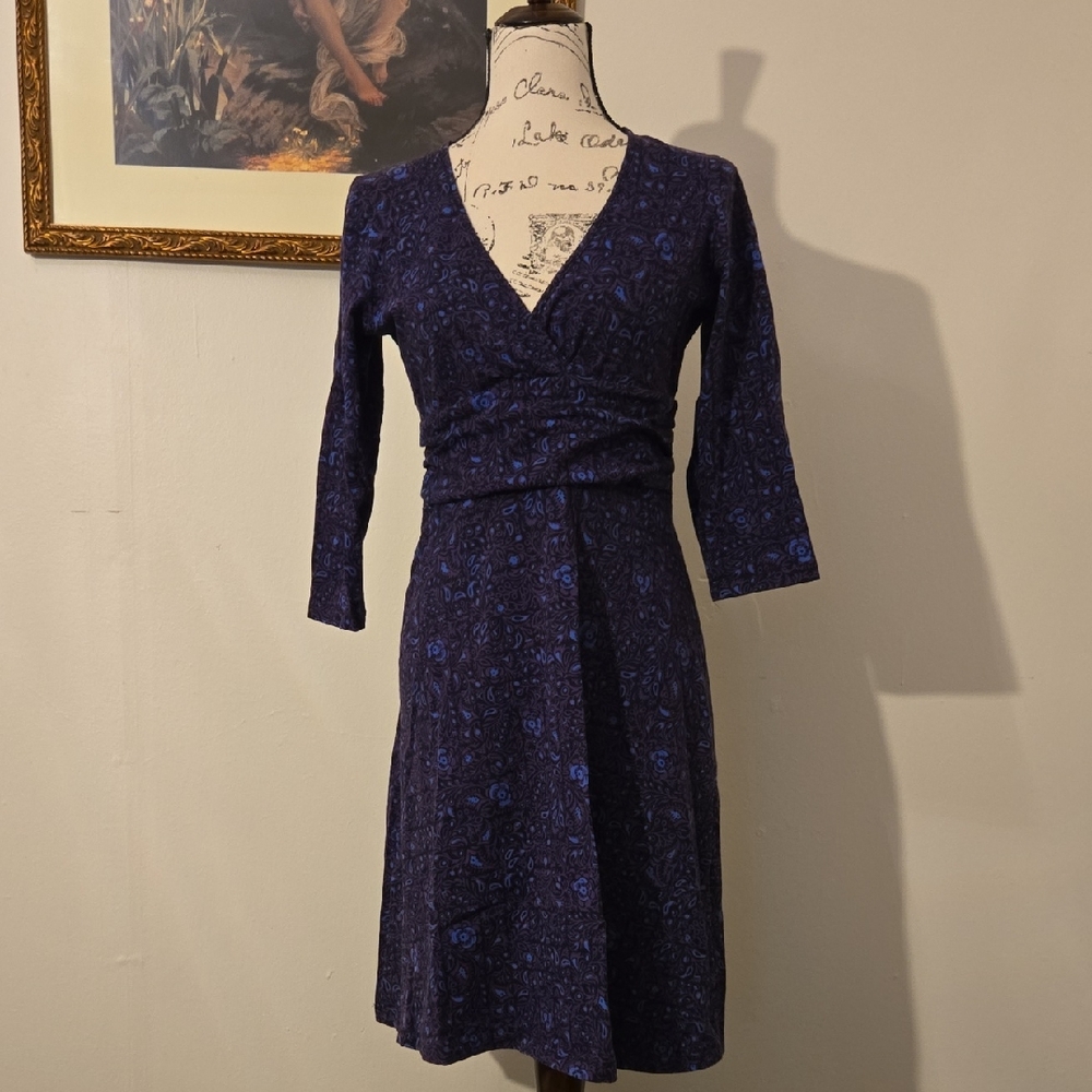 Patagonia Purple Faux Wrap Dress